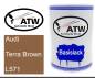 Preview: Audi, Terra Brown, L571: 500ml Lackdose, von ATW Autoteile West.